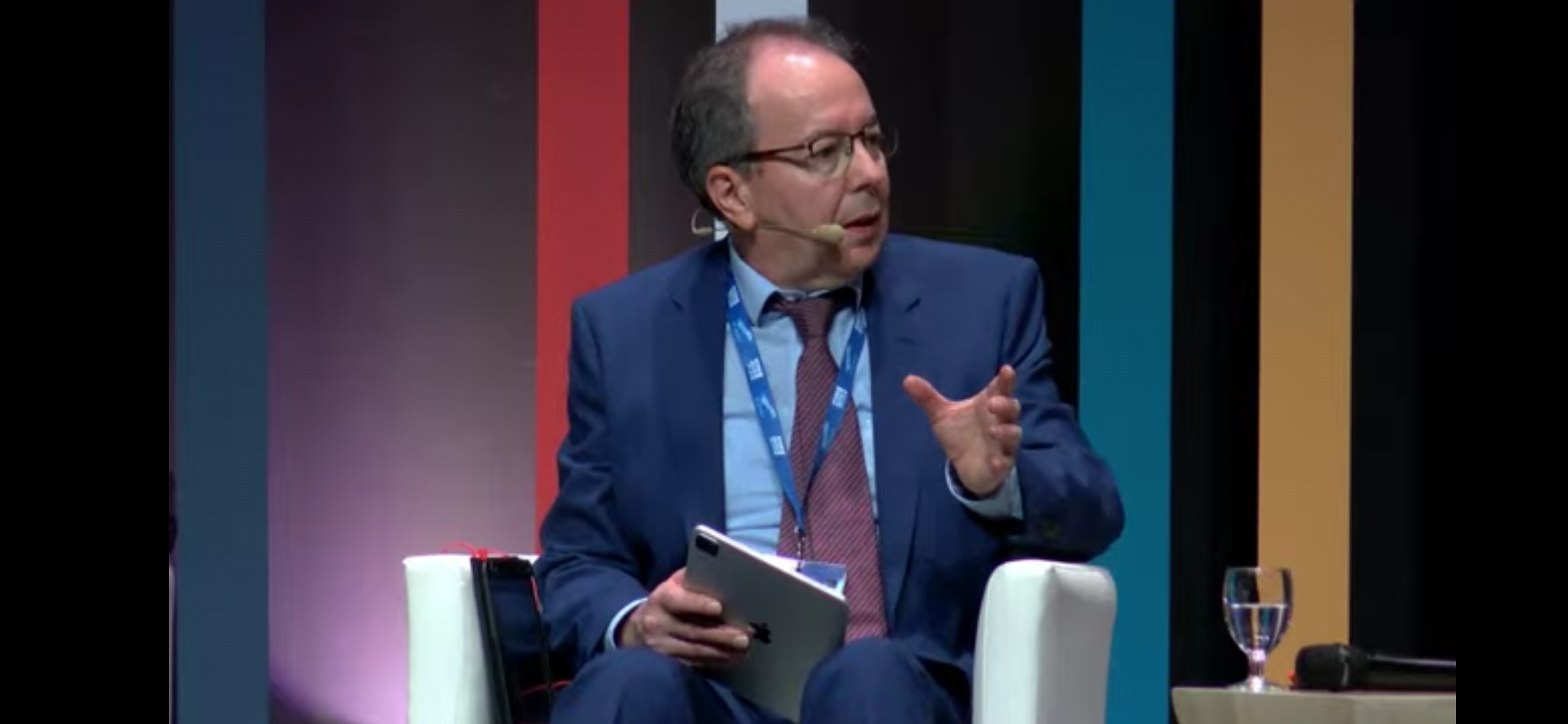 El presidente del Consejo, José Luis Rodríguez, durante el panel Integridad, Transparencia y Ética Públicas de la IX Cumbre Global de Gobierno Abierto