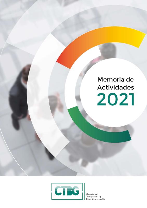 portada de la memoria del año 2021