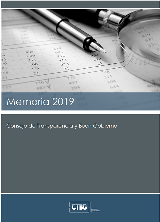 portada de la memoria del año 2019