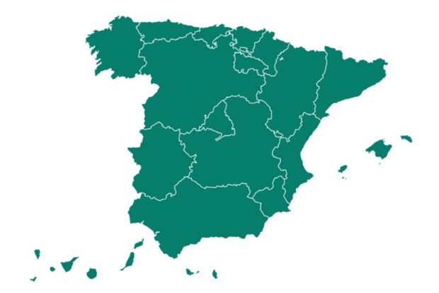 mapa con las comunidades autónomas mapa con las comunidades autónomas